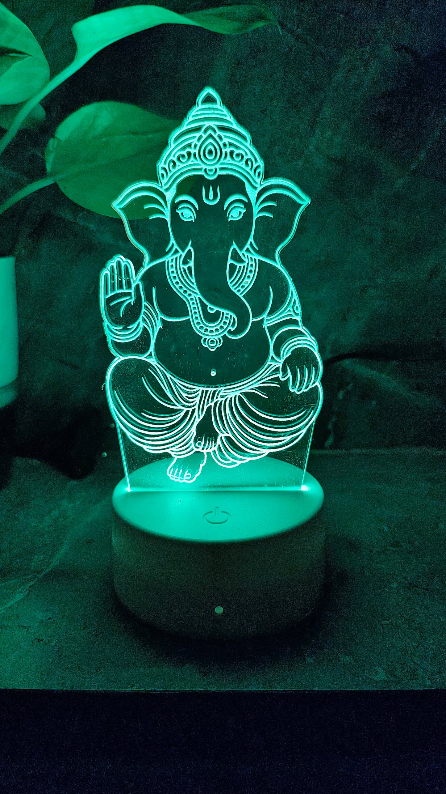 Ganpati Bappa 3D LED Illusion Lamp โ 7 Color Glow | Premium Box