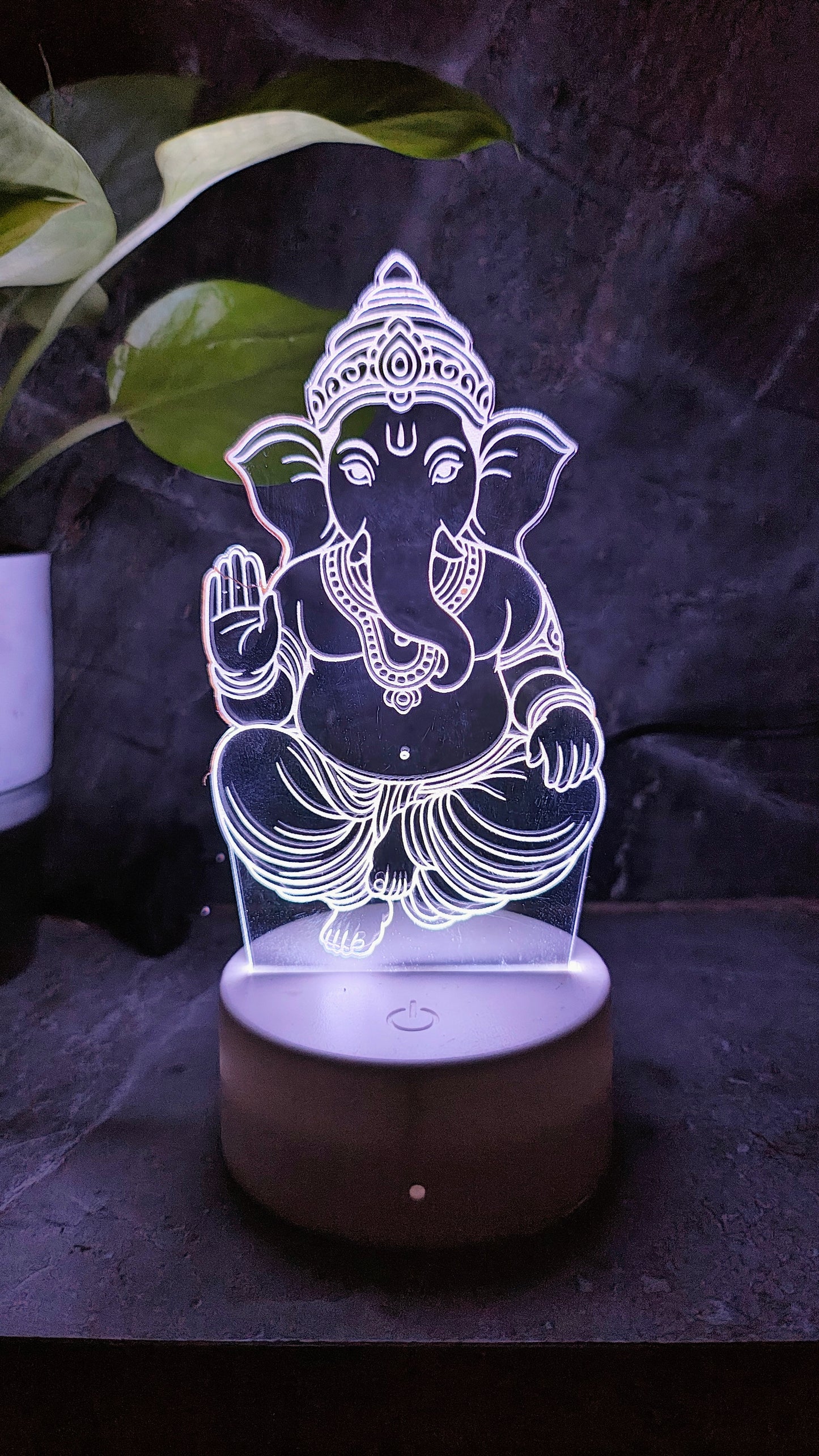 Ganpati Bappa 3D LED Illusion Lamp โ 7 Color Glow | Premium Box
