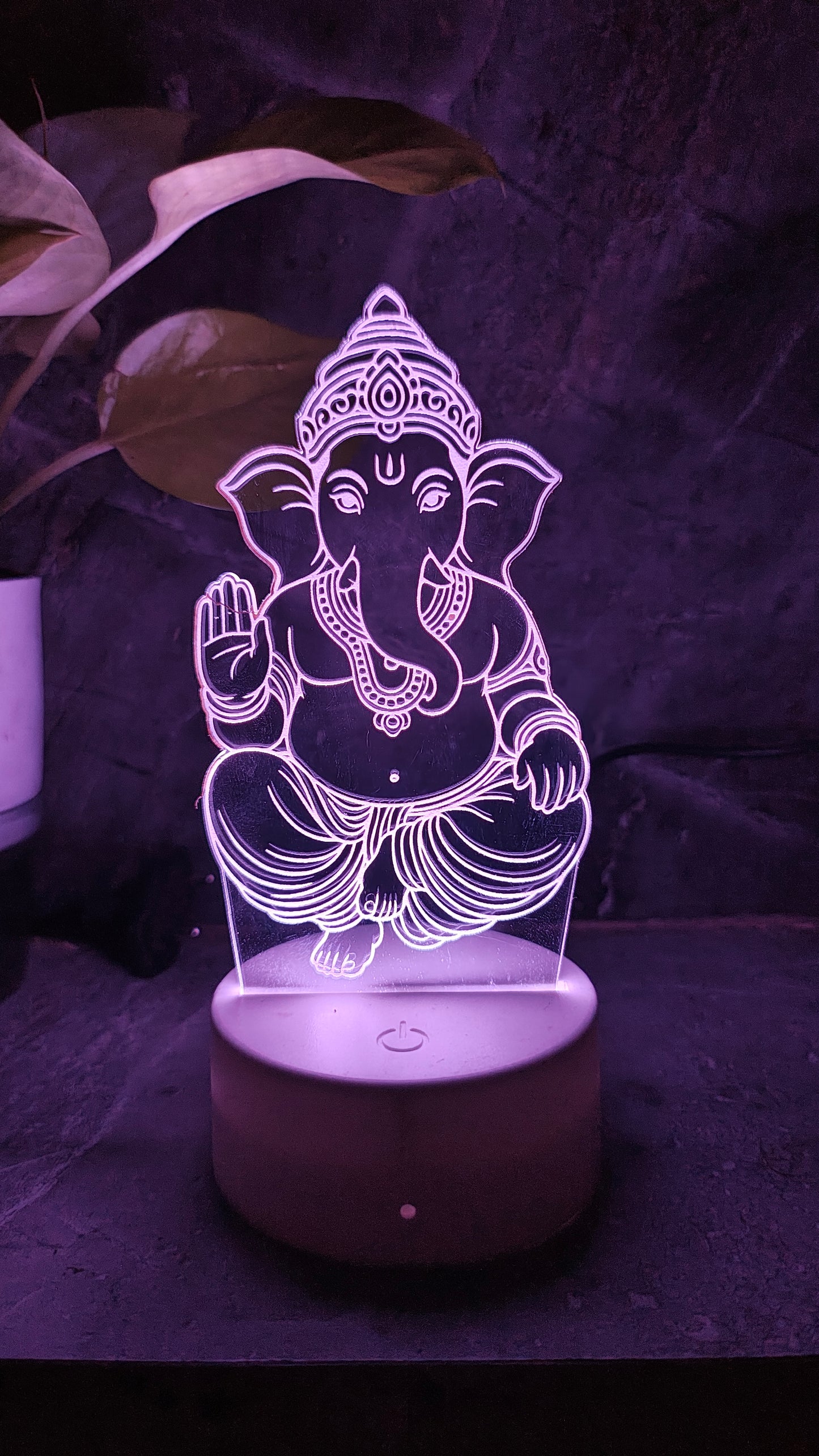 Ganpati Bappa 3D LED Illusion Lamp โ 7 Color Glow | Premium Box