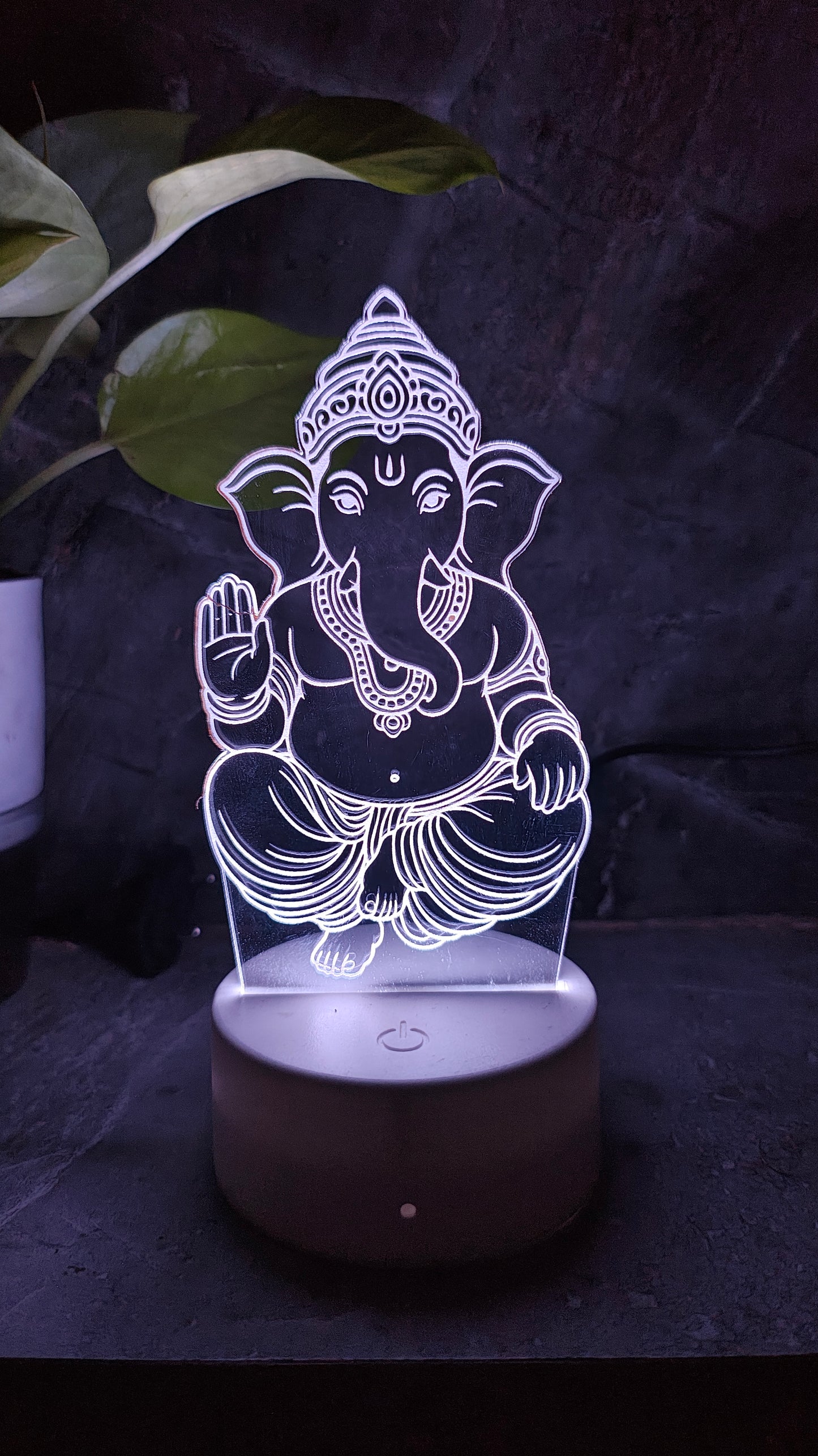 Ganpati Bappa 3D LED Illusion Lamp โ 7 Color Glow | Premium Box